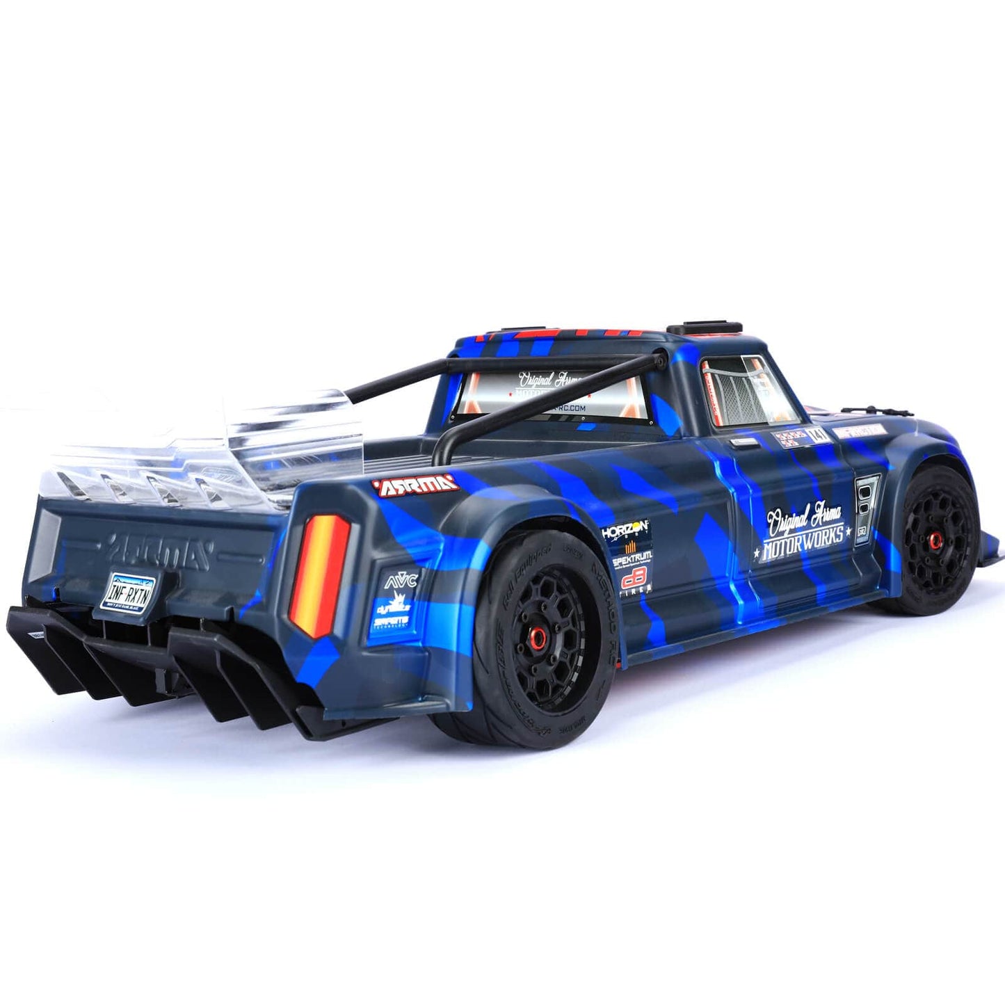 Method RC Tire and Wheel Velociter Belted 1/7th On-Road Tires on Hive 17mm Hex Wheels, Felony Rear, 54/106 (2pcs, Glued)