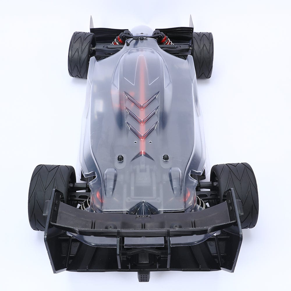 Method RC Tire and Wheel Velociter Belted 1/7th On-Road Tires on Hive 17mm Hex Wheels, Rear, 54/100 (2pcs, Glued)