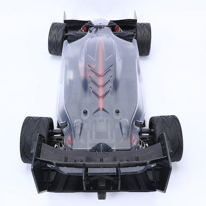 Method RC Tire and Wheel Velociter Belted 1/7th On-Road Tires on Hive 17mm Hex Wheels, Rear, 54/100 (2pcs, Glued)