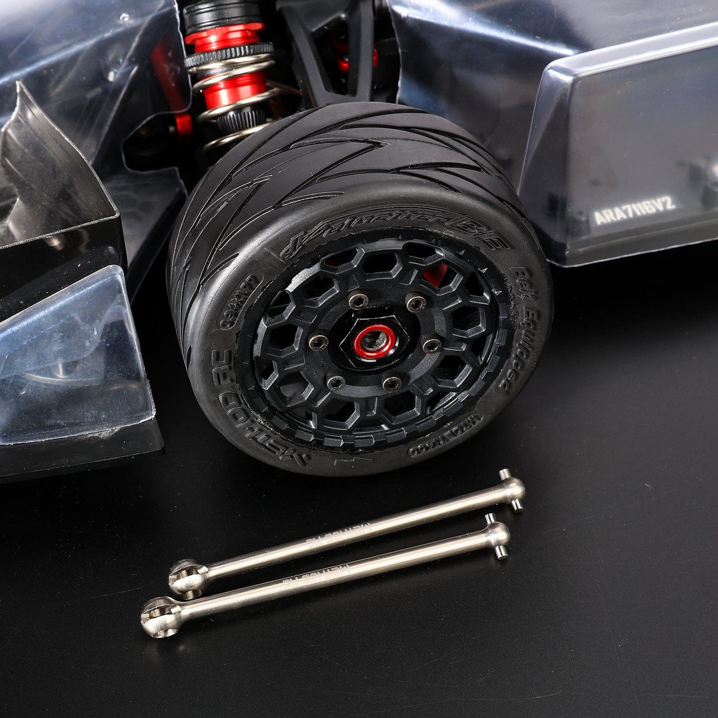 Method RC Titanium CVD's Titanium Axle Replacement for MTD4000 (2pcs)
