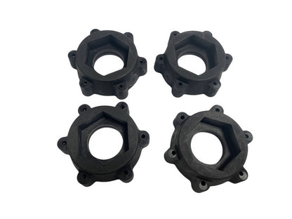 Method RC Wheel Hexes Stock plastic hex adaptor for Arrma of 1/5th Monster Truck tire, 24mm hex and 14mm Thickness (4pcs)