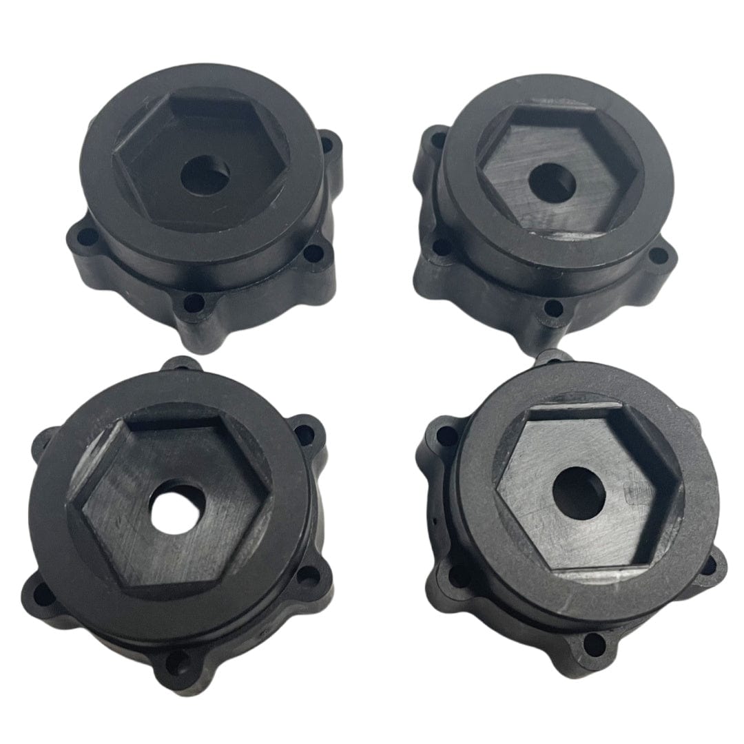 Method RC Wheel Hexes stock plastic hex adaptor for Traxxas UDR of 1/7 1/8 Short Course tire, 17mm hex and 16mm Thickness (4pcs)