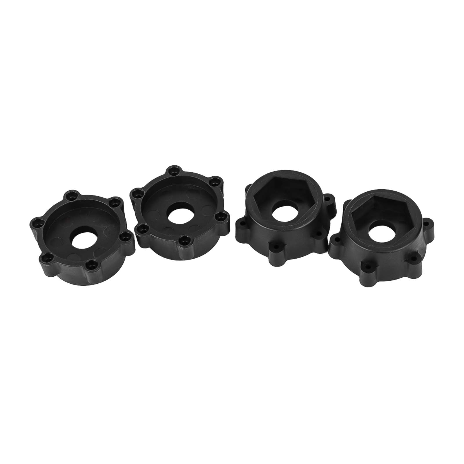Method RC Wheel Hexes stock plastic hex adaptor for Traxxas X-Maxx of 1/5th Monster Truck tire, 24mm hex and 19mm Thickness (4pcs)
