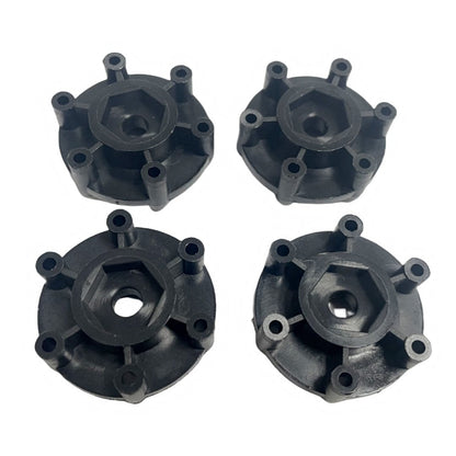 Method RC Wheel Hexes Stock plastic hex adaptor of 1/10th Monster Truck tire, 12mm hex and 13.2mm Thickness (4pcs)
