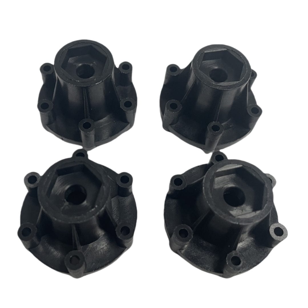 Method RC Wheel Hexes stock plastic hex adaptor of 1/10th Monster Truck tire, 12mm hex and 25mm Thickness (4pcs)