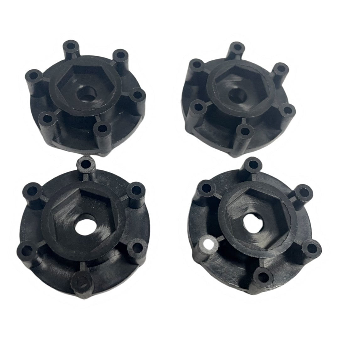 Method RC Wheel Hexes stock plastic hex adaptor of 1/10th Monster Truck tire, 14mm hex and 13.2mm Thickness (4pcs)