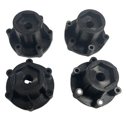 Method RC Wheel Hexes Stock plastic hex adaptor of 1/10th Monster Truck tire, 14mm hex and 25mm Thickness (4pcs)