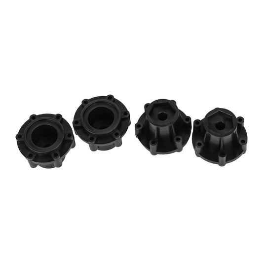 Method RC Wheel Hexes Stock plastic hex adaptor of 1/10th Monster Truck tire, 14mm hex and 25mm Thickness (4pcs)