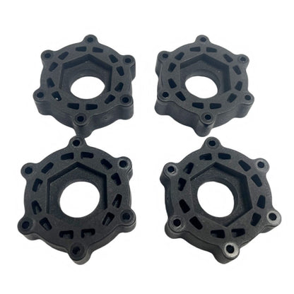 Method RC Wheel Hexes Stock plastic hex adaptor of 1/7 1/8 Short Course, Monster Truck, On-Road tire, 17mm hex and 9mm Thickness (4pcs)