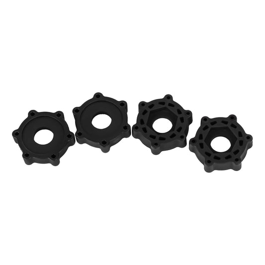 Method RC Wheel Hexes Stock plastic hex adaptor of 1/7 1/8 Short Course, Monster Truck, On-Road tire, 17mm hex and 9mm Thickness (4pcs)